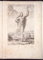 Daughter of the Picts, from A briefe and true report of the new found land of Virginia, Grand Voyages, printed by Johann Wechel